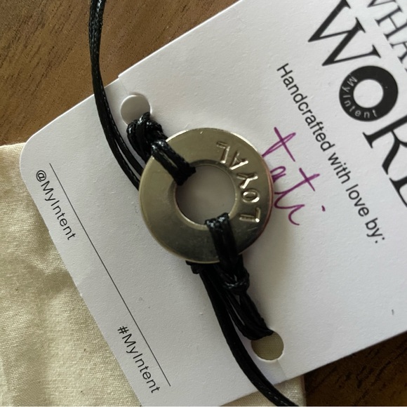 NWT Loyal Handcrafted Bracelet, Intention Bracelet - Picture 2 of 2